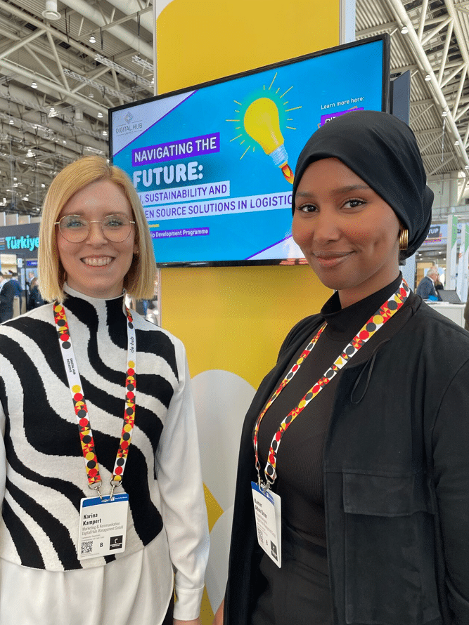 Digital Hub Logistics Team auf der Hannover Messe