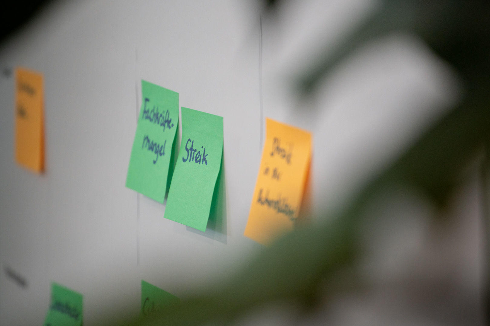 Transfer.Festival-@Fraunhofer_IML Post-Its Strategieprozess
