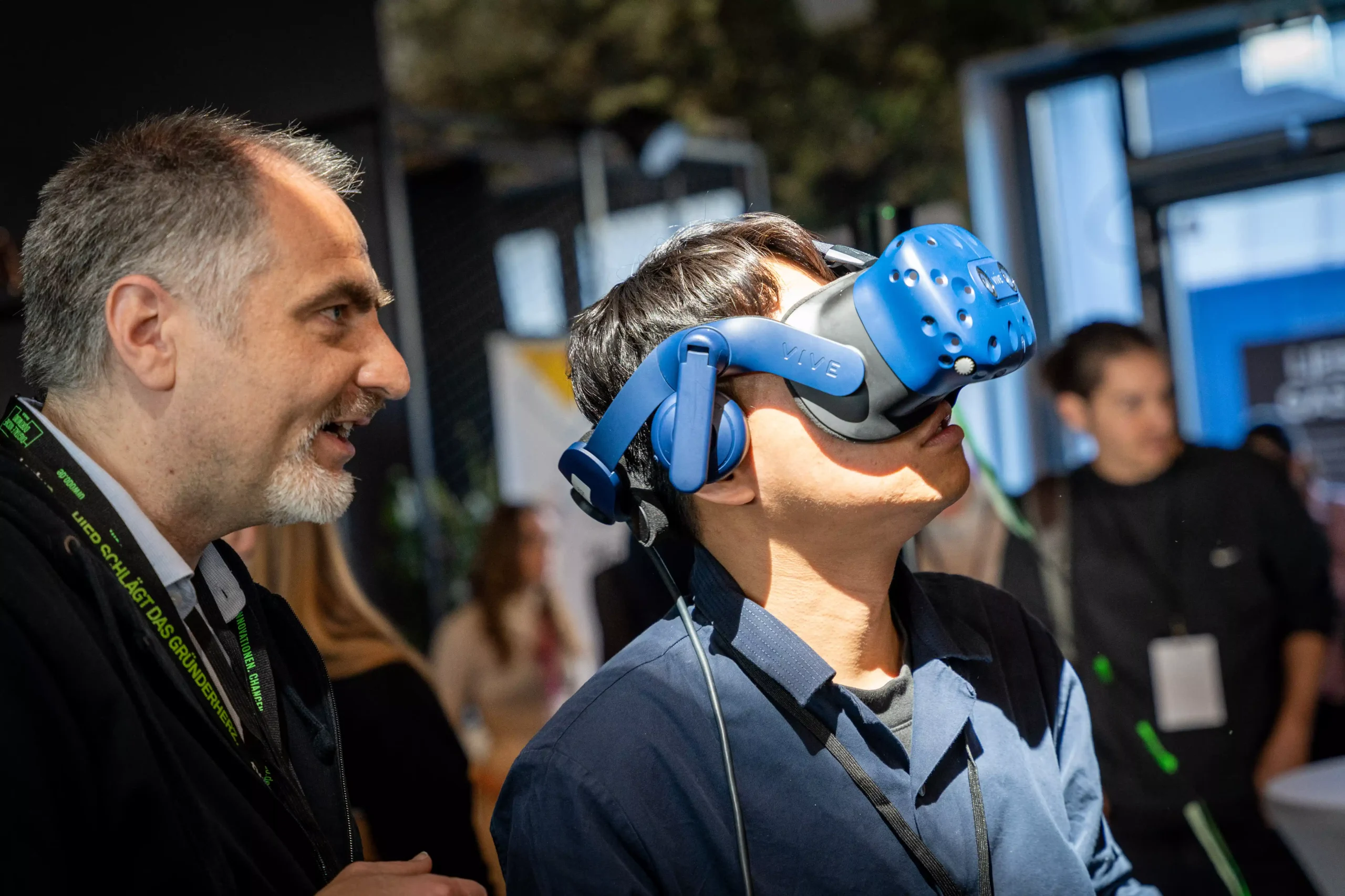 EDIHDO_Kickoff VR Brille VR Brille bei einer EDIH-DO Veranstaltung